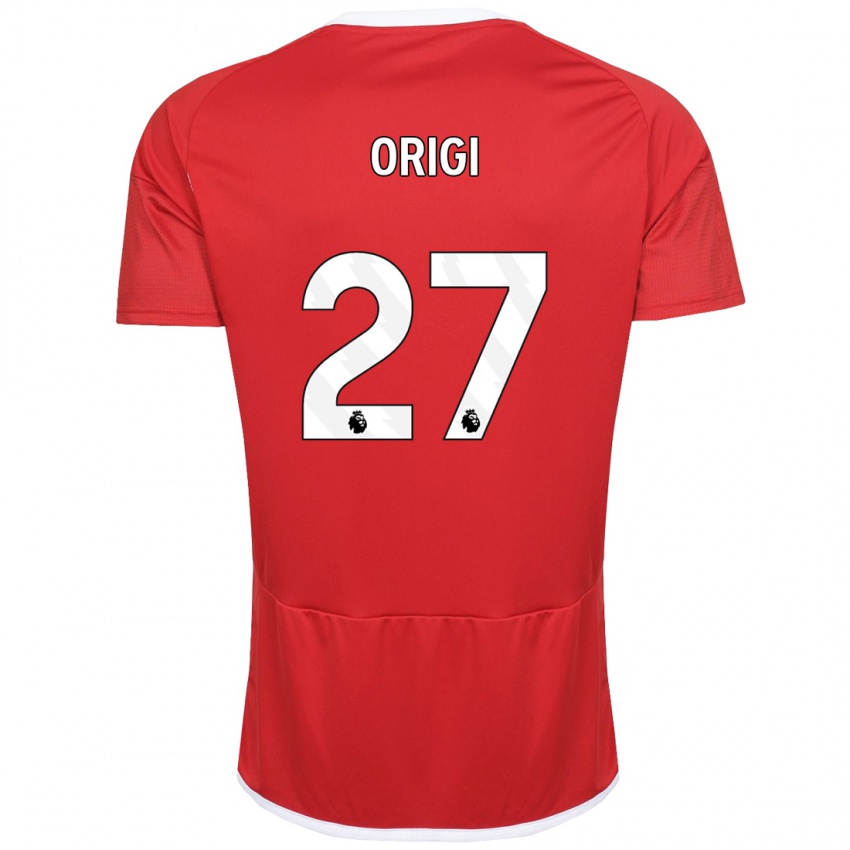 Homem Camisola Divock Origi #27 Vermelho Principal 2023/24 Camisa Brasil