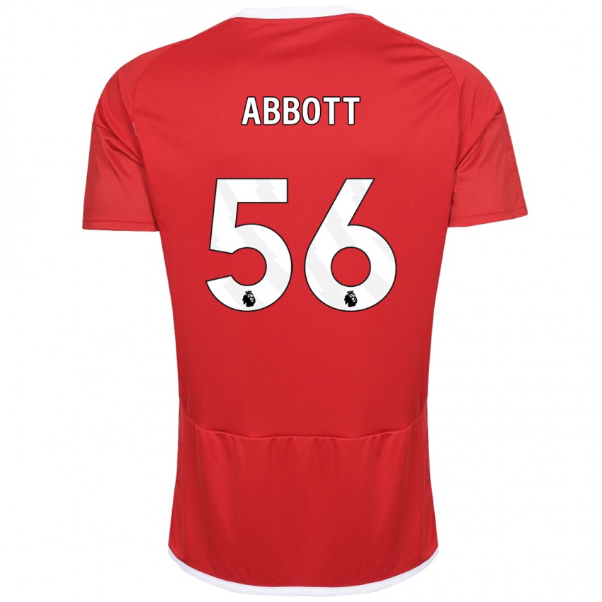 Homem Camisola Zach Abbott #56 Vermelho Principal 2023/24 Camisa Brasil