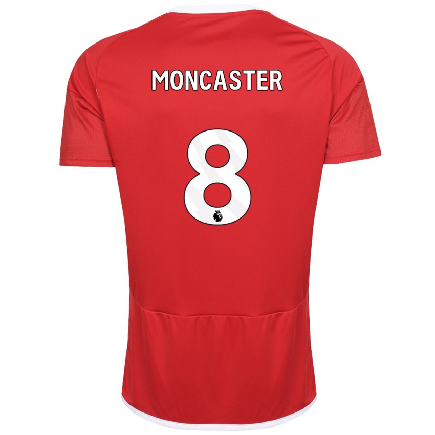 Homem Camisola Mai Moncaster #8 Vermelho Principal 2023/24 Camisa Brasil