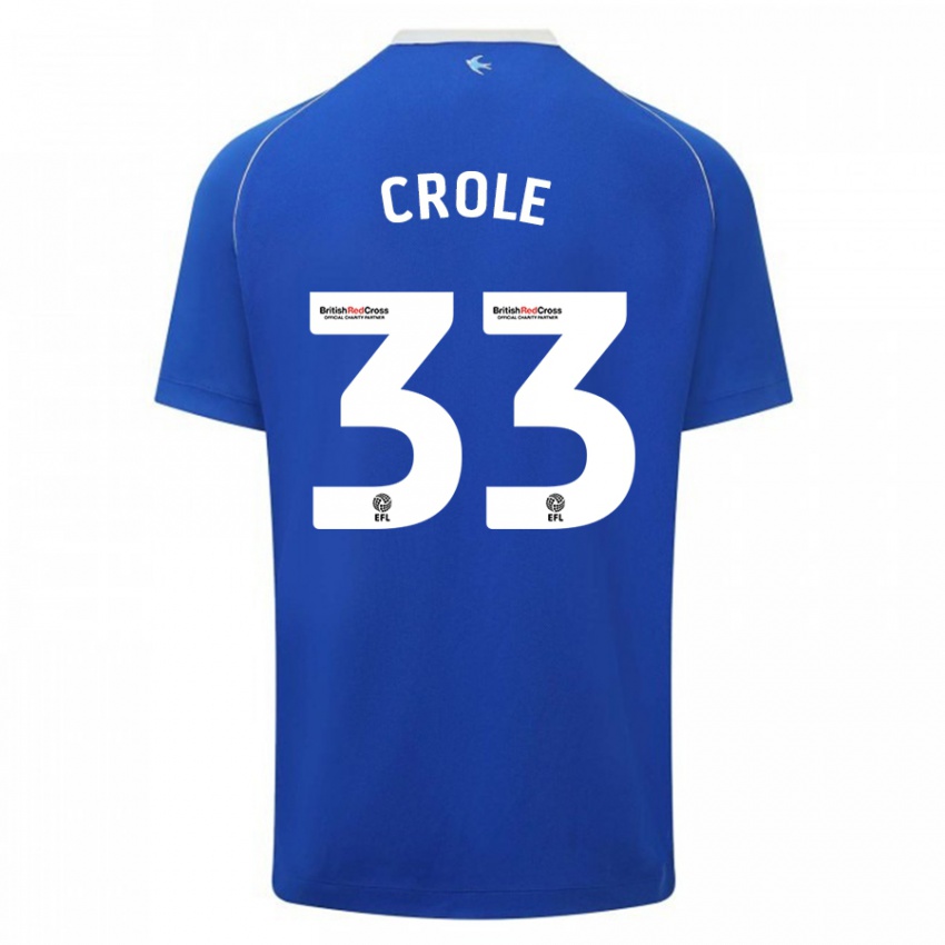 Homem Camisola James Crole #33 Azul Principal 2023/24 Camisa Brasil