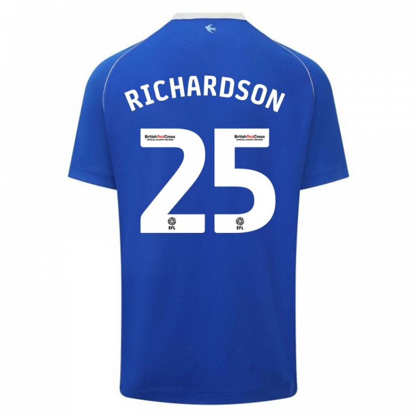 Homem Camisola Tija Richardson #25 Azul Principal 2023/24 Camisa Brasil