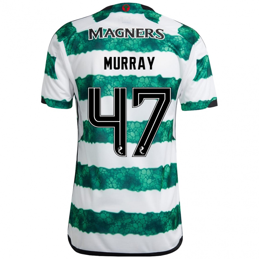 Homem Camisola Dane Murray #47 Verde Principal 2023/24 Camisa Brasil