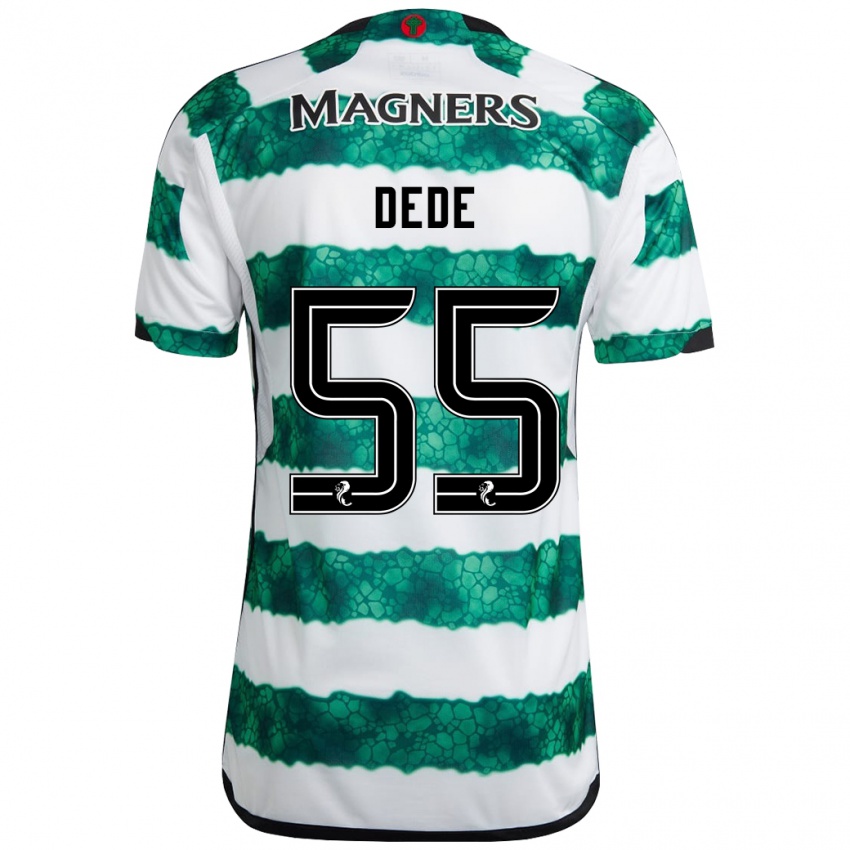 Homem Camisola Josh Dede #55 Verde Principal 2023/24 Camisa Brasil