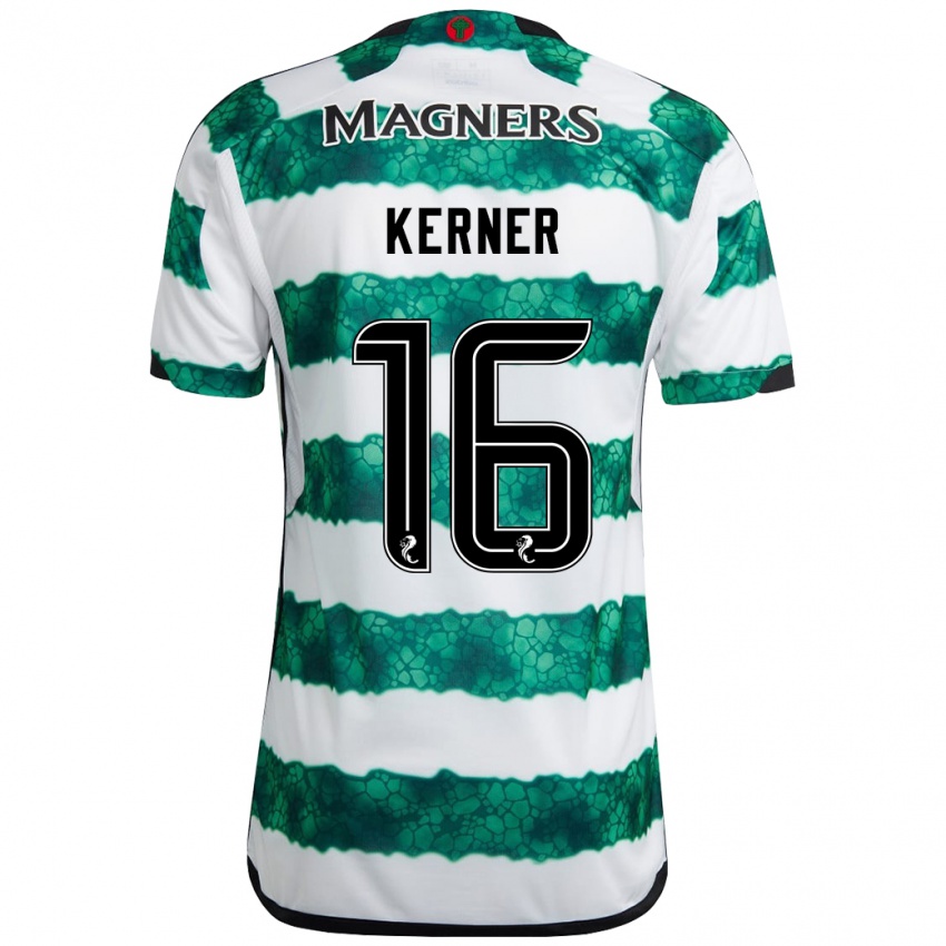 Homem Camisola Hana Kerner #16 Verde Principal 2023/24 Camisa Brasil