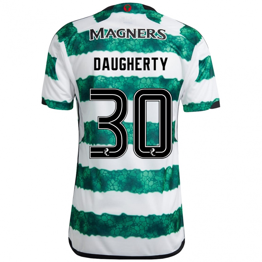 Homem Camisola Kelsey Daugherty #30 Verde Principal 2023/24 Camisa Brasil