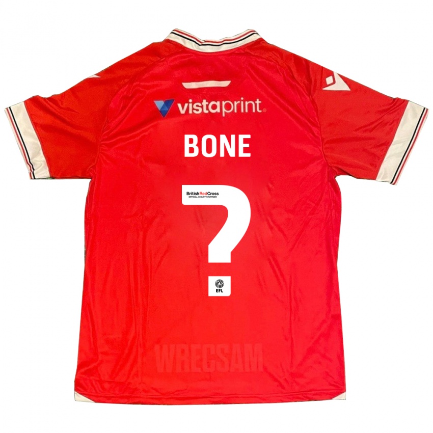 Homem Camisola Kai Bone #0 Vermelho Principal 2023/24 Camisa Brasil