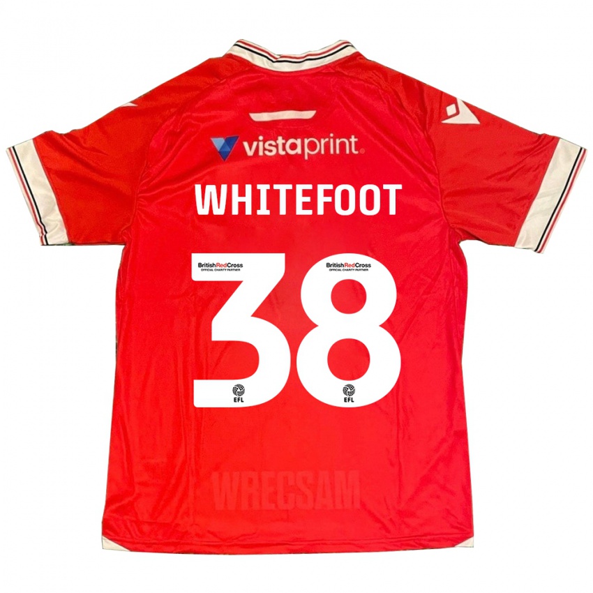 Homem Camisola Lily Whitefoot #38 Vermelho Principal 2023/24 Camisa Brasil