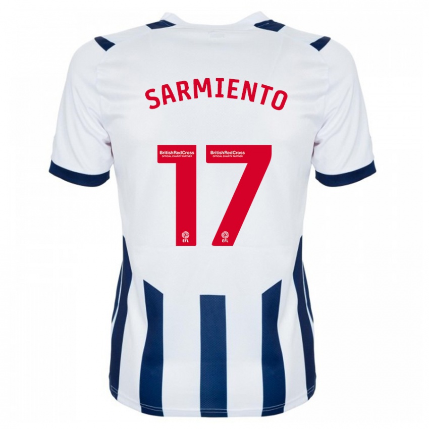 Homem Camisola Jeremy Sarmiento #17 Branco Principal 2023/24 Camisa Brasil