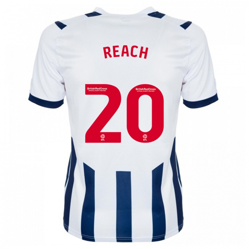 Homem Camisola Adam Reach #20 Branco Principal 2023/24 Camisa Brasil