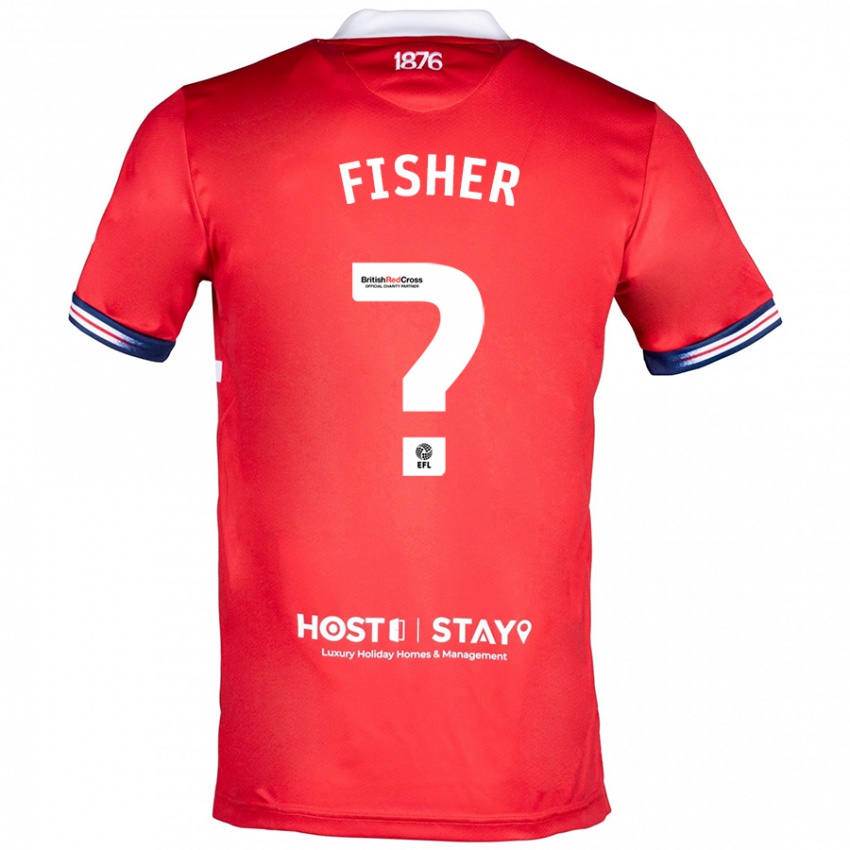 Homem Camisola Nathan Fisher #0 Vermelho Principal 2023/24 Camisa Brasil