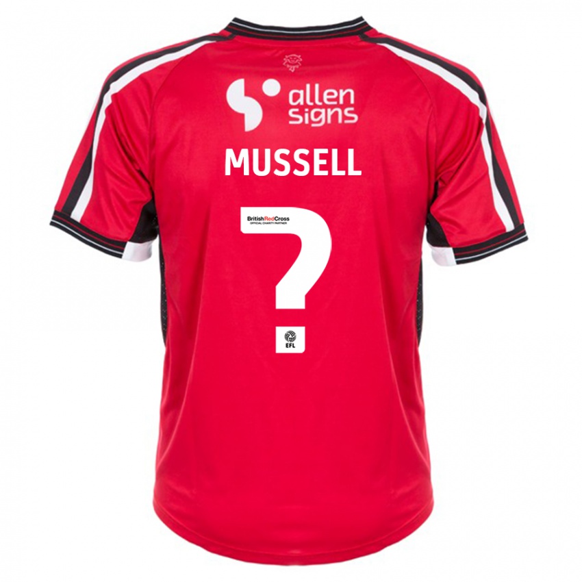 Homem Camisola Theo Mussell #0 Vermelho Principal 2023/24 Camisa Brasil