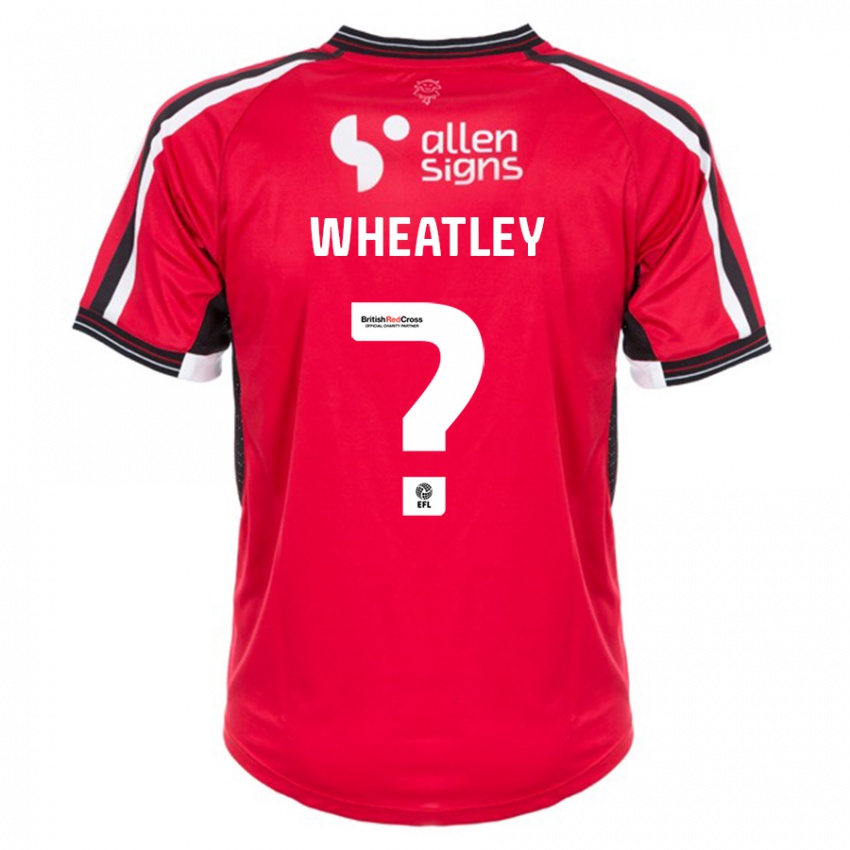 Homem Camisola Kyrell Wheatley #0 Vermelho Principal 2023/24 Camisa Brasil