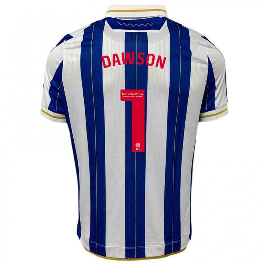Homem Camisola Cameron Dawson #1 Branco Azulado Principal 2023/24 Camisa Brasil