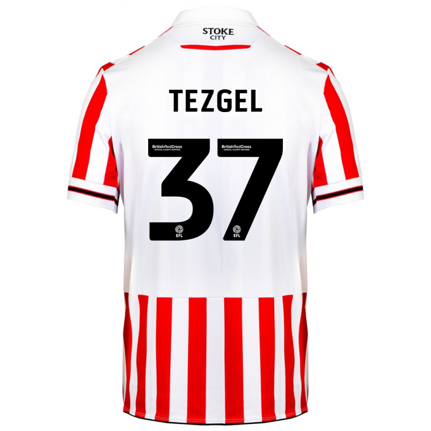 Homem Camisola Emre Tezgel #37 Vermelho Branco Principal 2023/24 Camisa Brasil