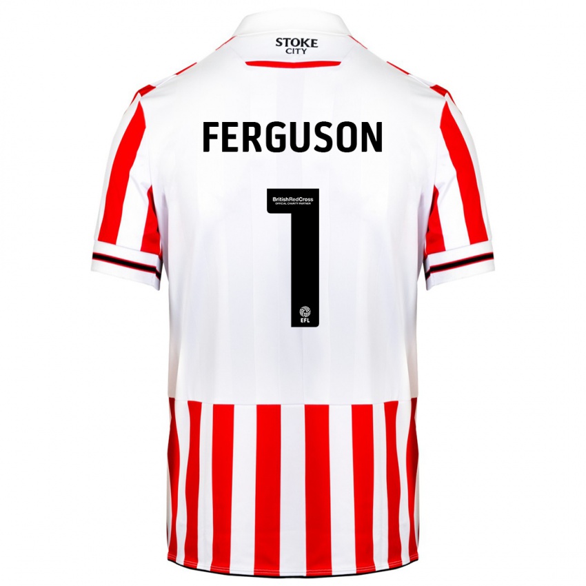 Homem Camisola Georgie Ferguson #1 Vermelho Branco Principal 2023/24 Camisa Brasil