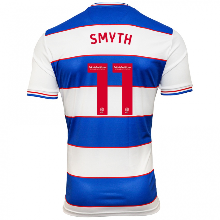 Homem Camisola Paul Smyth #11 Branco Azul Principal 2023/24 Camisa Brasil