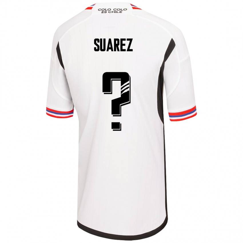 Homem Camisola Nicolás Suarez #0 Branco Principal 2023/24 Camisa Brasil
