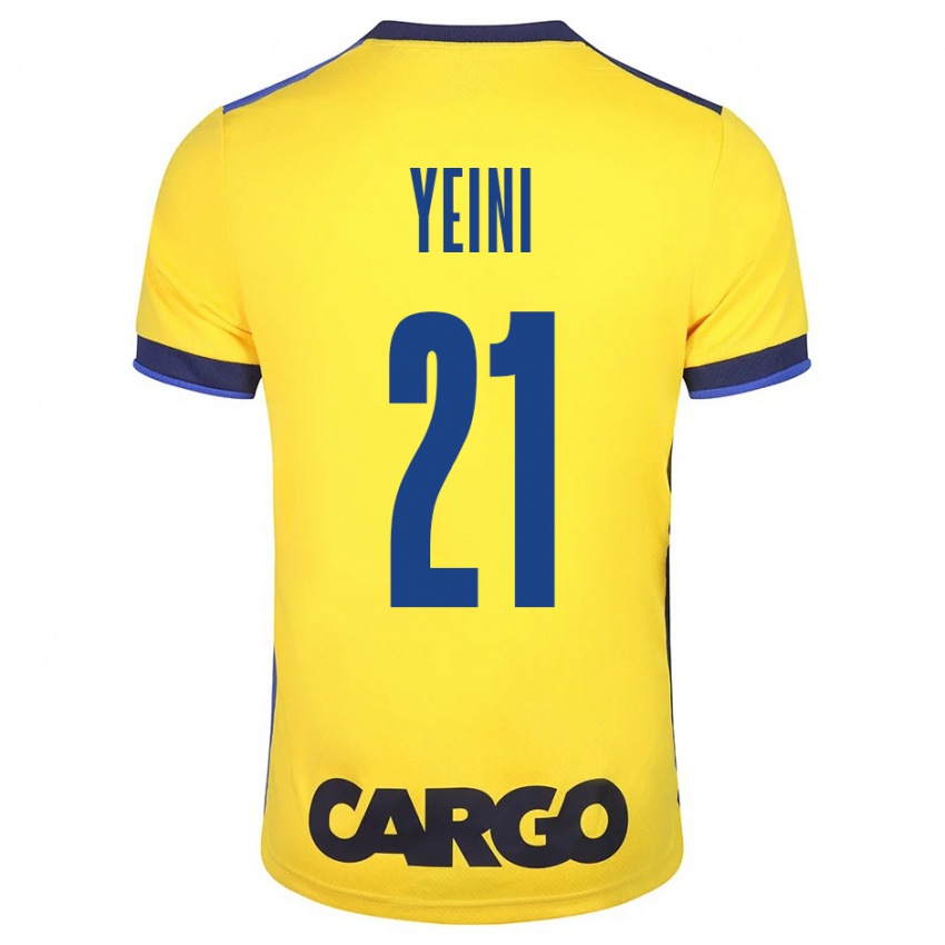 Homem Camisola Sheran Yeini #21 Amarelo Principal 2023/24 Camisa Brasil