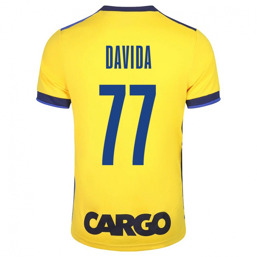 Homem Camisola Osher Davida #77 Amarelo Principal 2023/24 Camisa Brasil