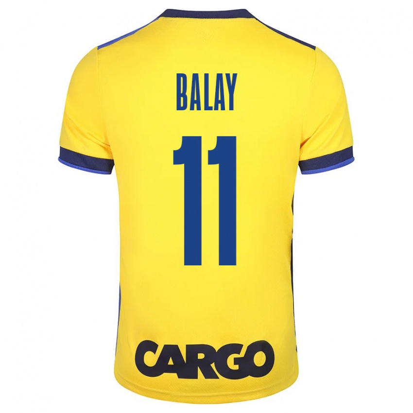 Homem Camisola Yehuda Balay #11 Amarelo Principal 2023/24 Camisa Brasil