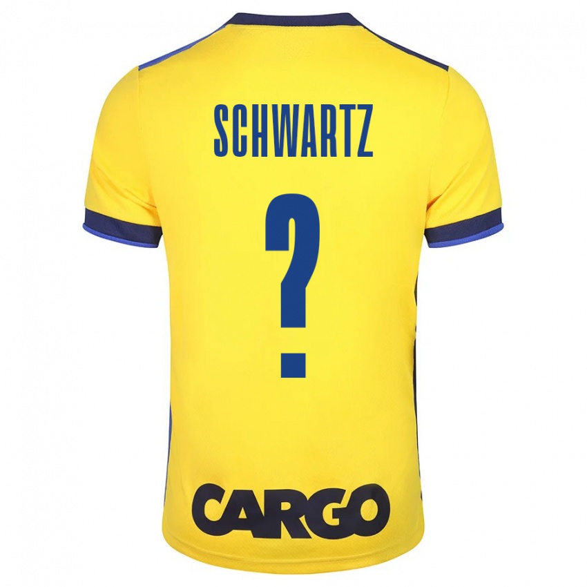 Homem Camisola Noam Schwartz #0 Amarelo Principal 2023/24 Camisa Brasil