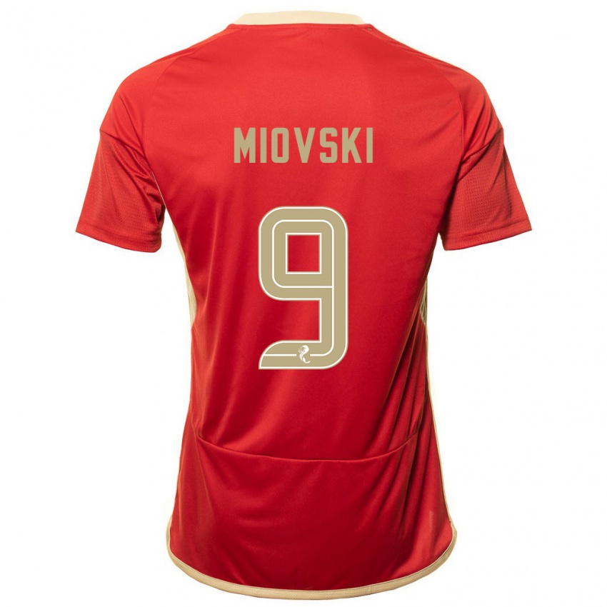 Homem Camisola Bojan Miovski #9 Vermelho Principal 2023/24 Camisa Brasil