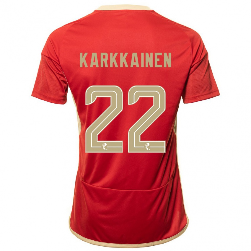 Homem Camisola Elena Kärkkäinen #22 Vermelho Principal 2023/24 Camisa Brasil