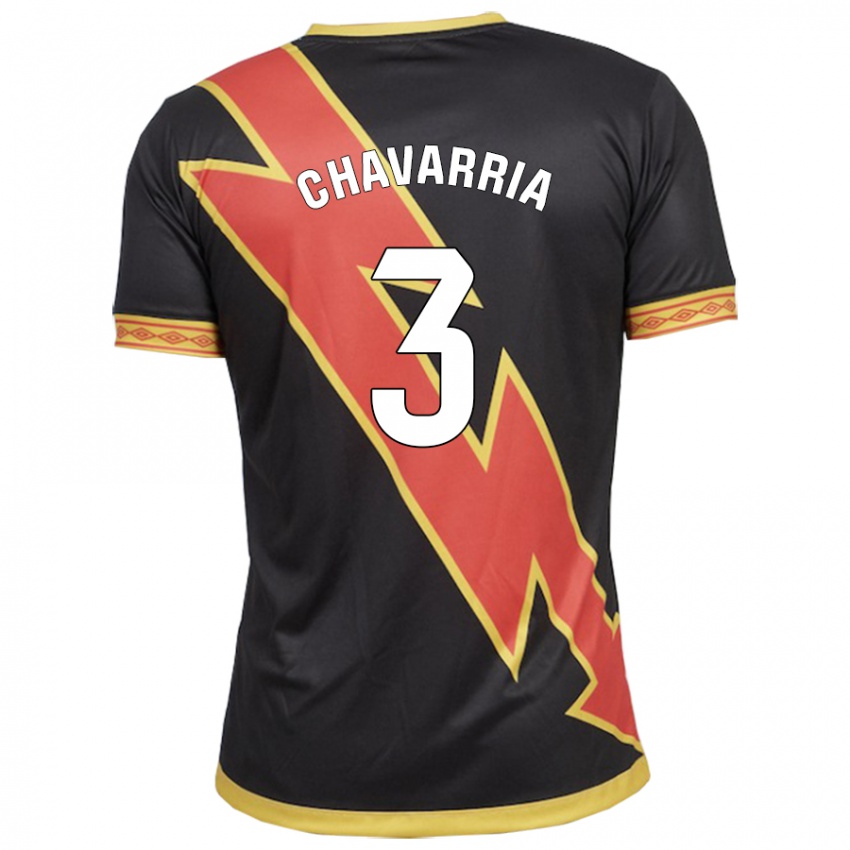 Homem Camisola Pep Chavarría #3 Preto Alternativa 2023/24 Camisa Brasil