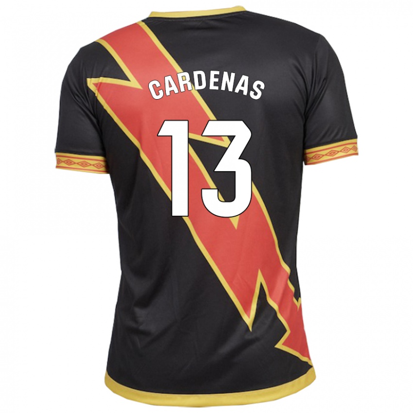 Homem Camisola Dani Cárdenas #13 Preto Alternativa 2023/24 Camisa Brasil