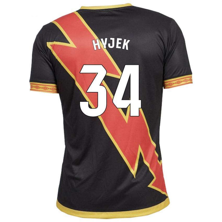 Homem Camisola David Hyjek #34 Preto Alternativa 2023/24 Camisa Brasil