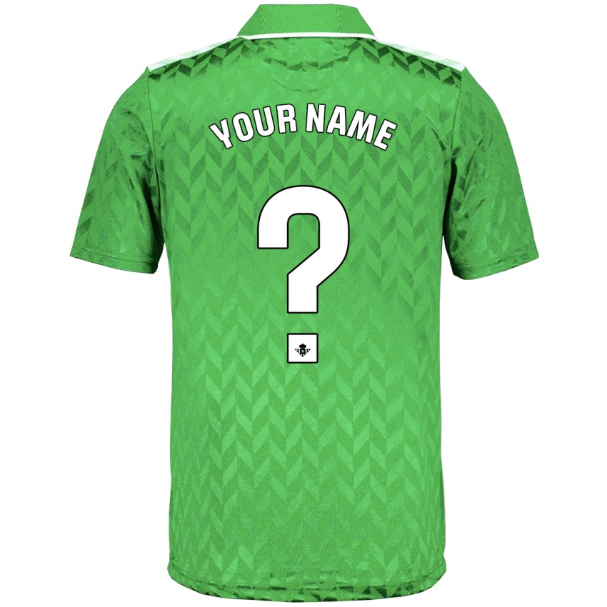 Homem Camisola Seu Nome #0 Verde Alternativa 2023/24 Camisa Brasil