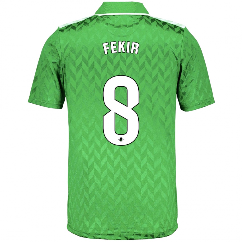 Homem Camisola Nabil Fekir #8 Verde Alternativa 2023/24 Camisa Brasil