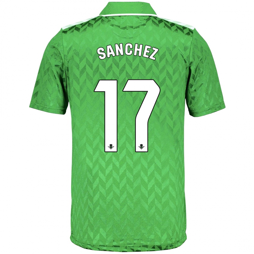 Homem Camisola Rodri Sanchez #17 Verde Alternativa 2023/24 Camisa Brasil