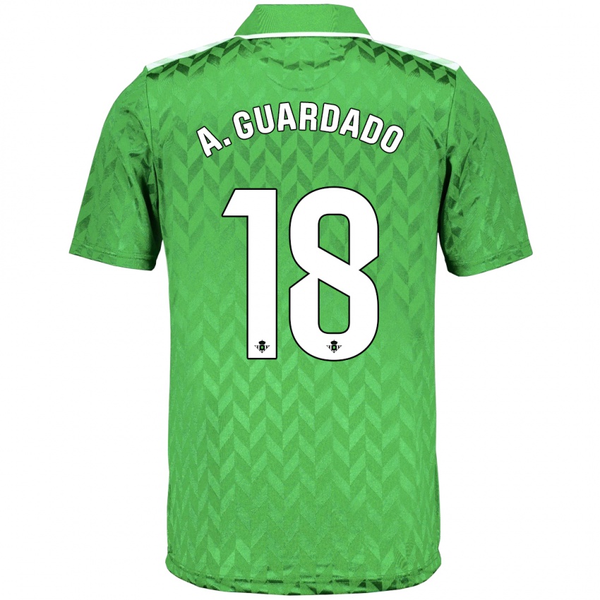 Homem Camisola Andres Guardado #18 Verde Alternativa 2023/24 Camisa Brasil