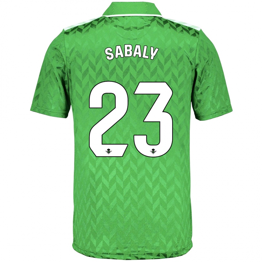 Homem Camisola Youssouf Sabaly #23 Verde Alternativa 2023/24 Camisa Brasil