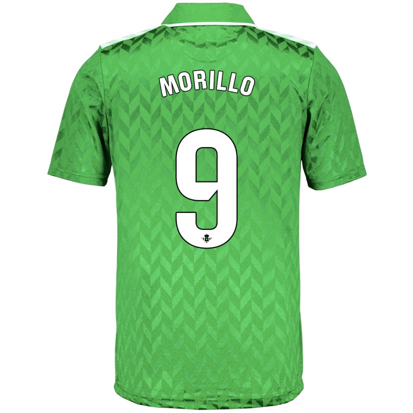 Homem Camisola Manu Morillo #9 Verde Alternativa 2023/24 Camisa Brasil