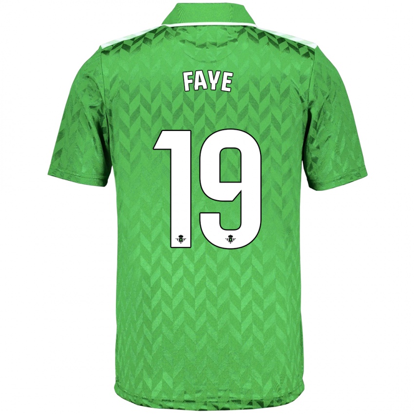 Homem Camisola Souleymane Faye #19 Verde Alternativa 2023/24 Camisa Brasil