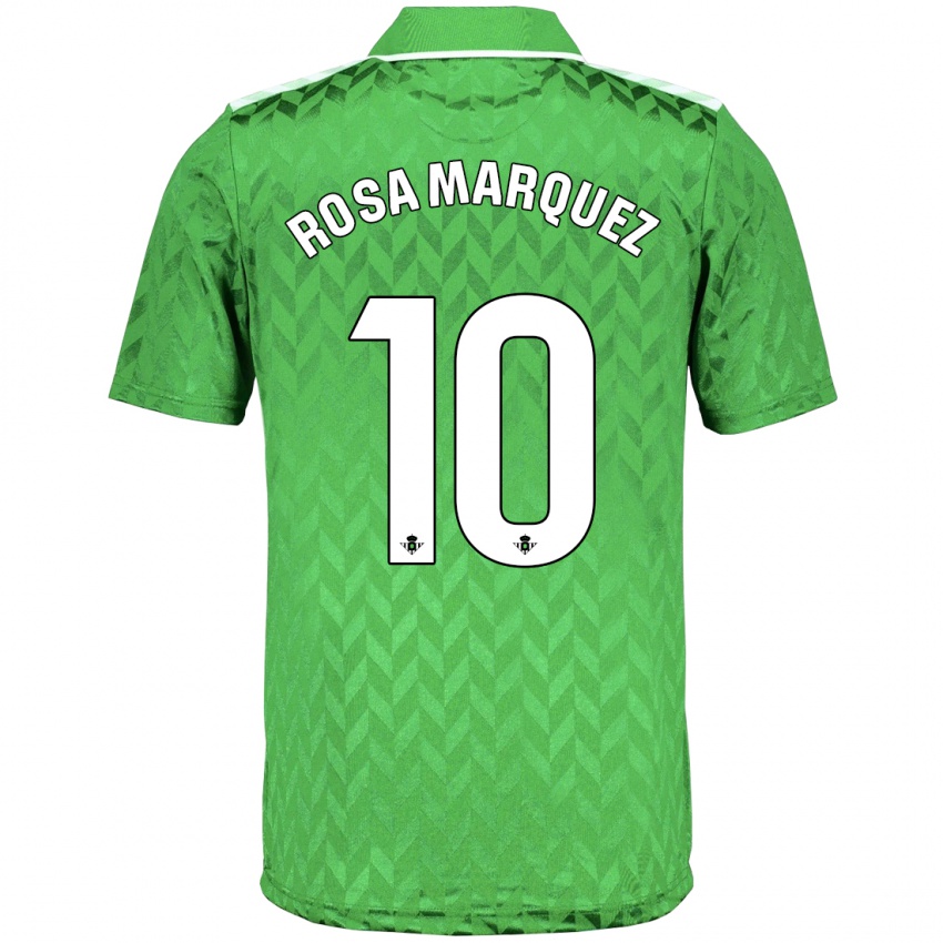 Homem Camisola Rosa Márquez Baena #10 Verde Alternativa 2023/24 Camisa Brasil