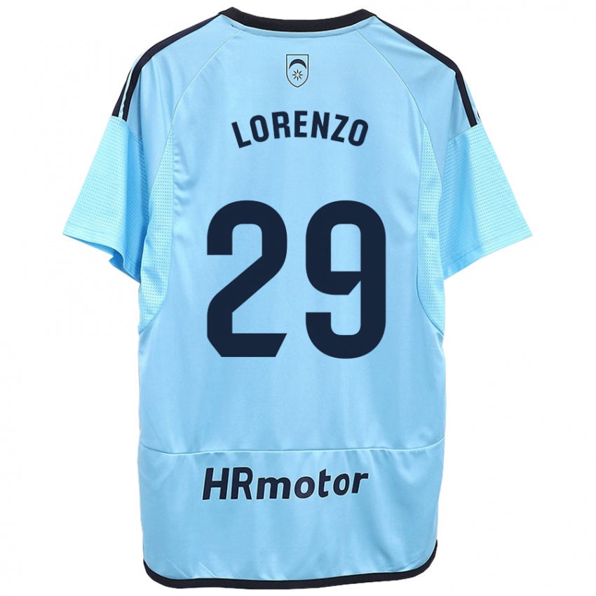 Homem Camisola Nowend Lorenzo #29 Azul Alternativa 2023/24 Camisa Brasil