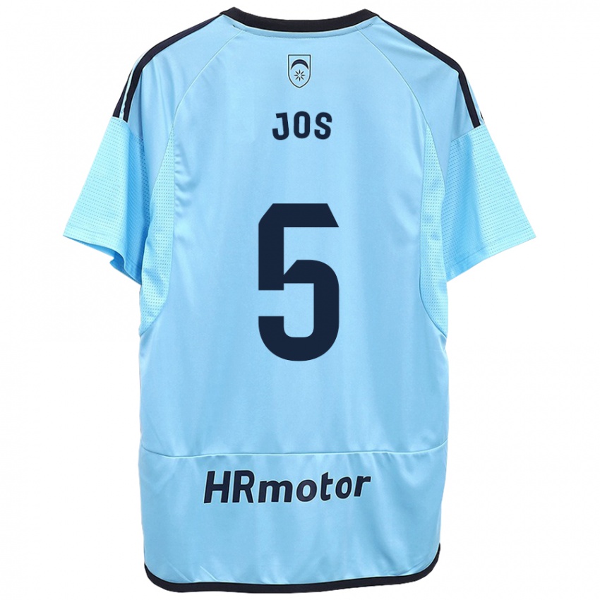 Homem Camisola Josune Urdaniz Maurin #5 Azul Alternativa 2023/24 Camisa Brasil