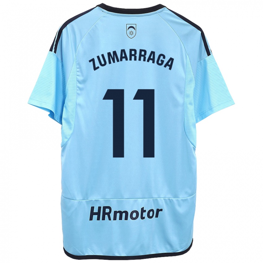 Homem Camisola Aitana Zumárraga Garde #11 Azul Alternativa 2023/24 Camisa Brasil