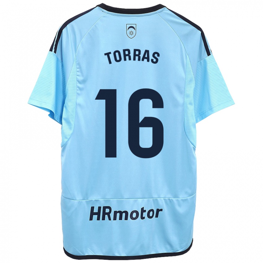 Homem Camisola Mar Torrás De Fortuny #16 Azul Alternativa 2023/24 Camisa Brasil