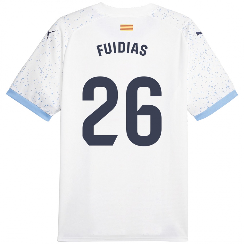 Homem Camisola Toni Fuidias #26 Branco Alternativa 2023/24 Camisa Brasil