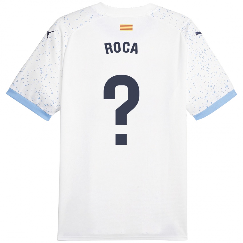 Homem Camisola Joel Roca #0 Branco Alternativa 2023/24 Camisa Brasil