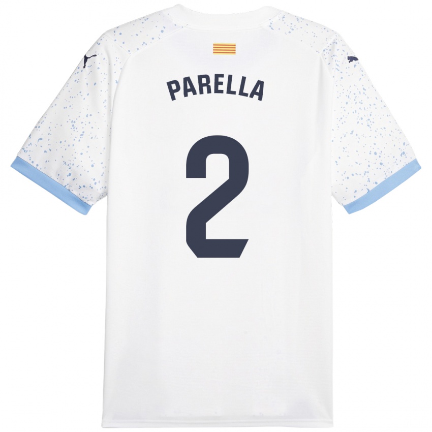 Homem Camisola Virginia Parella #2 Branco Alternativa 2023/24 Camisa Brasil