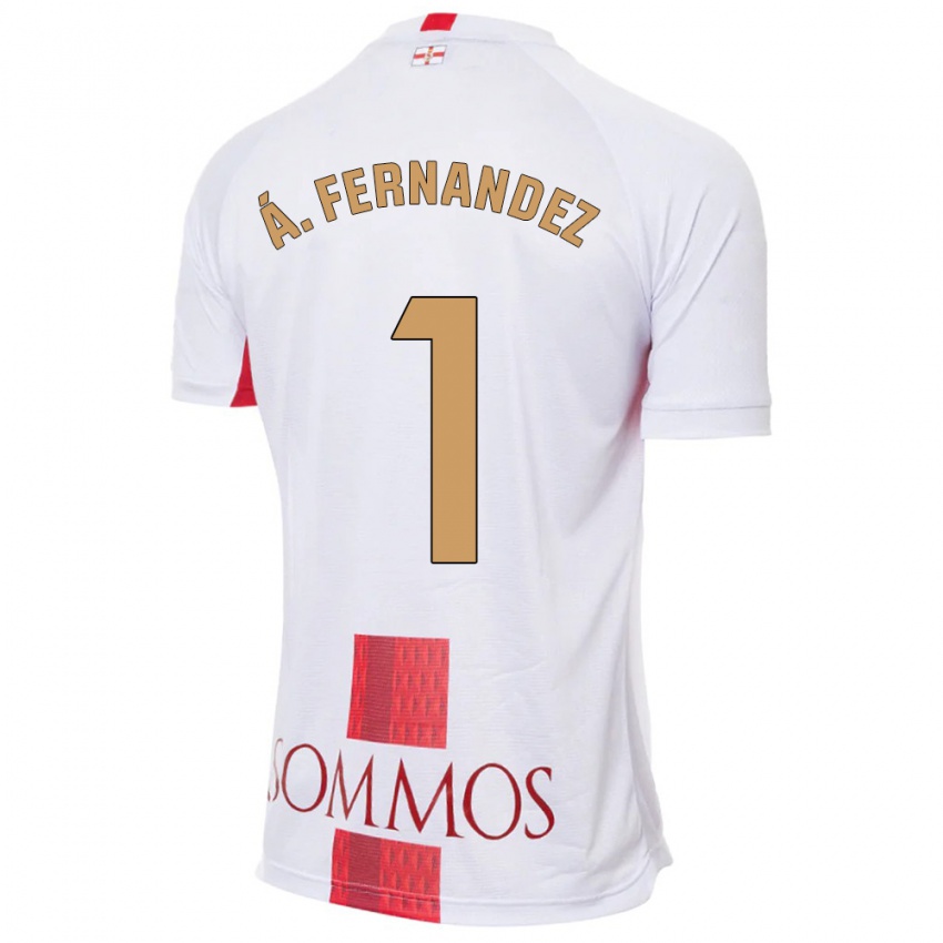 Homem Camisola Alvaro Fernandez #1 Branco Alternativa 2023/24 Camisa Brasil