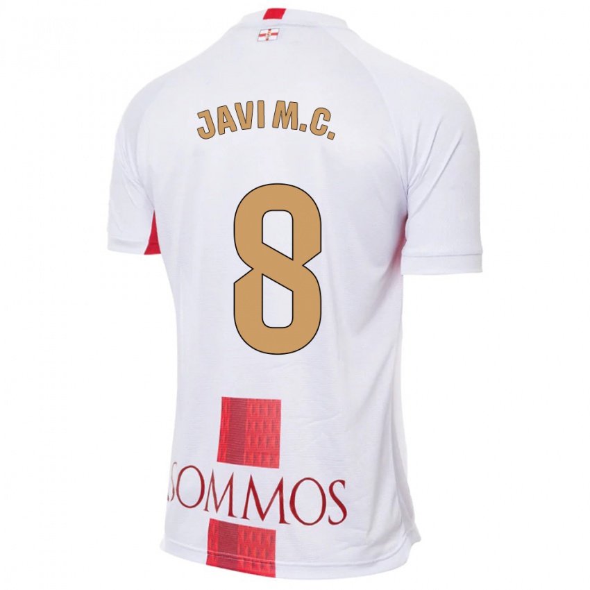 Homem Camisola Javi Martínez #8 Branco Alternativa 2023/24 Camisa Brasil