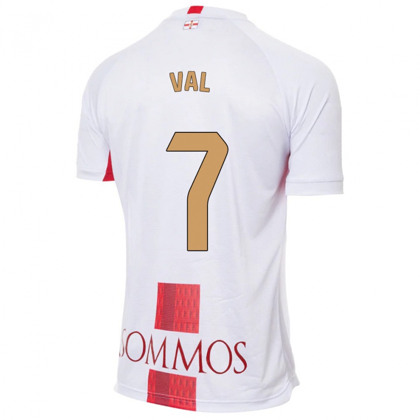 Homem Camisola Rodri Val #7 Branco Alternativa 2023/24 Camisa Brasil