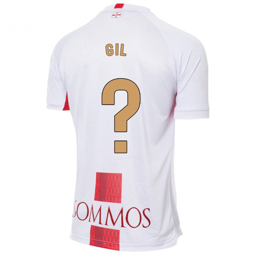 Homem Camisola Iker Gil #0 Branco Alternativa 2023/24 Camisa Brasil