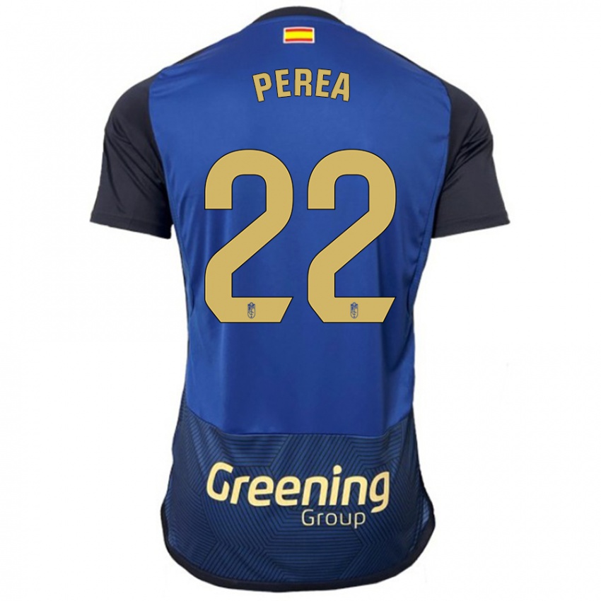 Homem Camisola Alberto Perea #22 Marinha Alternativa 2023/24 Camisa Brasil